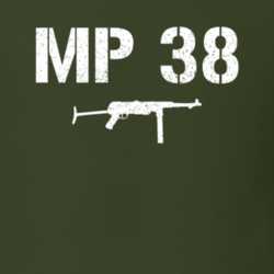 Mp 38 Submachine Gun Military Distressed T Shirt 22532835