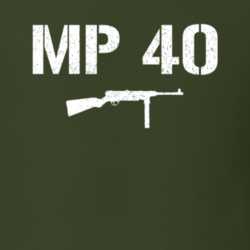 Mp 40 Submachine Gun Military Distressed T Shirt 22532836