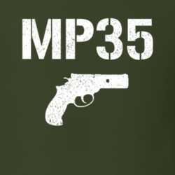 Mp35 Revolver Military Distressed T Shirt 22532837
