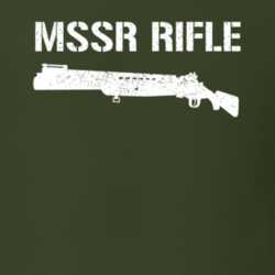 Mssr Rifle Shotgun Military Distressed T Shirt 22532839