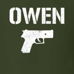 Owen Pistol Military Distressed T Shirt 22532840
