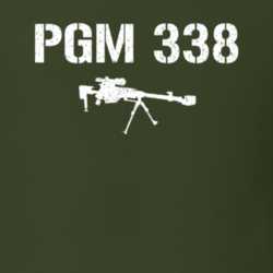 Pgm 338 Sniper Rifle Military Distressed T Shirt 22532845