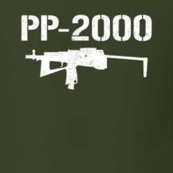 Pp2000 Submachine Gun Military Distressed T Shirt 22532846