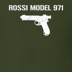 Rossi Model 971 Pistol Military Distressed T Shirt 22532854