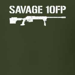 Savage 10fp Sniper Rifle Military Distressed T Shirt 22532871