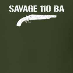 Savage 110 Ba Shotgun Military Distressed T Shirt 22532872