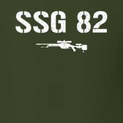 Ssg 82 Sniper Rifle Military Distressed T Shirt 22532897