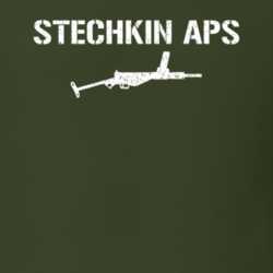 Stechkin Aps Submachine Gun Military Distressed T Shirt 22532899