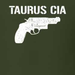 Taurus Cia Revolver Military Distressed T Shirt 22532911