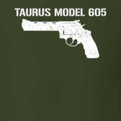Taurus Model 605 Revolver Military Distressed T Shirt 22532913