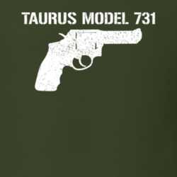 Taurus Model 731 Revolver Military Distressed T Shirt 22532916