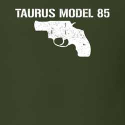 Taurus Model 85 Revolver Military Distressed T Shirt 22532918