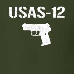Usas12 Pistol Military Distressed T Shirt 22532930