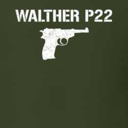 Walther P22 Pistol Military Distressed T Shirt 22532940