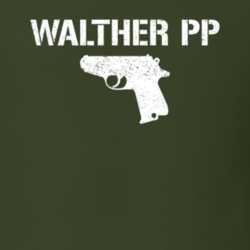 Walther Pp Pistol Military Distressed T Shirt 22532944