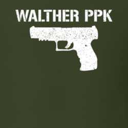 Walther Ppk Pistol Military Distressed T Shirt 22532945