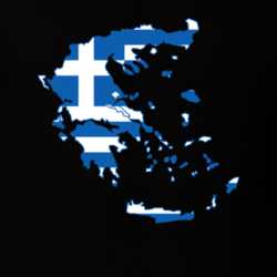 Greece Flag Map T Shirt 22646972