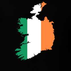 Ireland Flag Map T Shirt 22646976