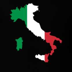 Italy Flag Map T Shirt 22646978