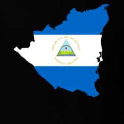 Nicaragua Flag Map T Shirt 22646980