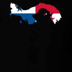 Panama Flag Map T Shirt 22646981