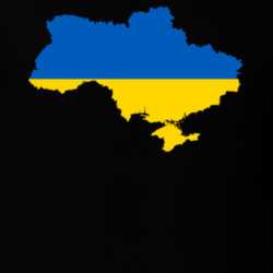Ukraine Flag Map T Shirt 22646990