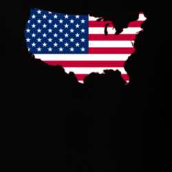 USA Flag Map T Shirt 22646991