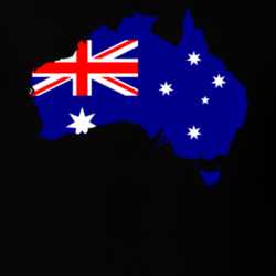 Australia Flag Map T Shirt 22646992