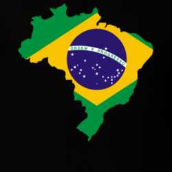 Brazil Flag Map T Shirt 22646996