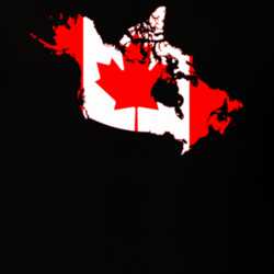 Canada Flag Map T Shirt 22646998