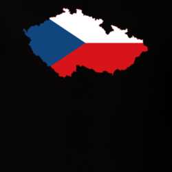 Czech Republic Flag Map T Shirt 22647002