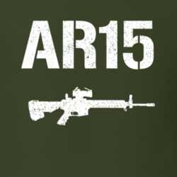 Ar15 Assult Rifle Military Distressed T Shirt 23293293