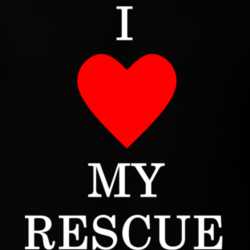I Love My Rescue National Dog Day T Shirt 24142961