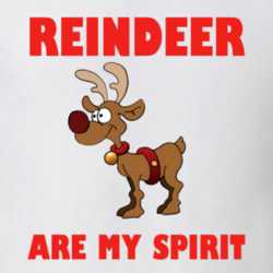 Reindeer Are My Spirit Animal Funny Christmas Holiday Shirt 25420077