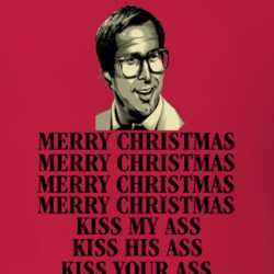 Merry Christmas Kiss My Ass Kiss Happy Hanukkah Griswold Christmas Vacation Shirt 25577718