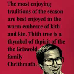 Thith Tree Is A Thymbol Of The Thpirit Of The Griswold Christmas Vacation Christmas Shirt 25577746