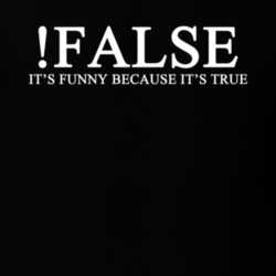 False It's Funny Because It's True Funny Programmer T Shirt 25864872