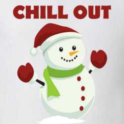 Chill Out Funny Snowman Christmas Shirt 25911014