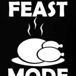 Feast Mode Funny Thanksgiving Christmas Turkey Dinner Shirt 25911015