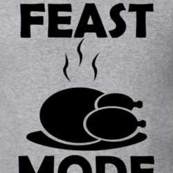 Feast Mode Funny Christmas Thanksgiving Turkey Dinner Shirt 25911016