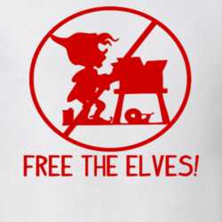 Free The Elves Funny Christmas Shirt 25911020