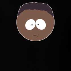 Token Black Big Head Cool South Park Character TV Show Fan T Shirt 29890886