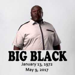 Christopher Big Black Boykin TV Star RIP With Dates T Shirt 30122713