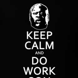 Keep Calm And Do Work Son Christopher Big Black Boykin T Shirt 30123127