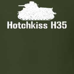 France Light Tank Hotchkiss H35 Military T Shirt 30576968
