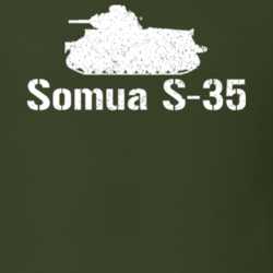 France Medium Tank Somua S-35 Military T Shirt 30576976