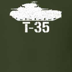 Soviet Union Heavy Tank T-35 Military T Shirt 30577051