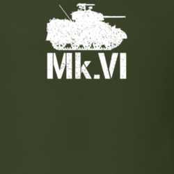 United Kingdom Light Tank Mk.VI Military T Shirt 30577065
