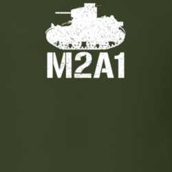 United States Light Tank M2A1 Military T Shirt 30577077