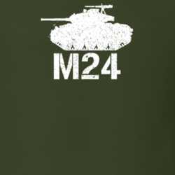 United States Light Tank M24 Military T Shirt 30577080